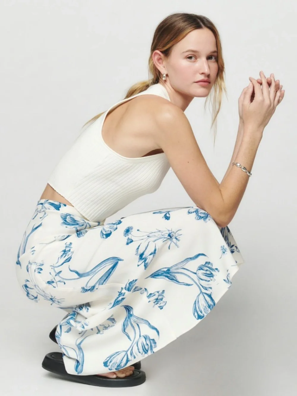 NEW Reformation Bea Skirt Lisse 12